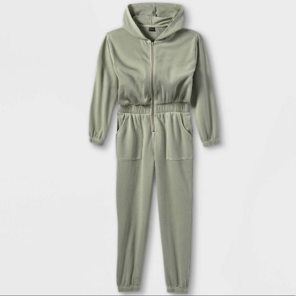 Art Class Girls' Cozy Hooded Jumpsuit XL(14/16) - Picture 1 of 3